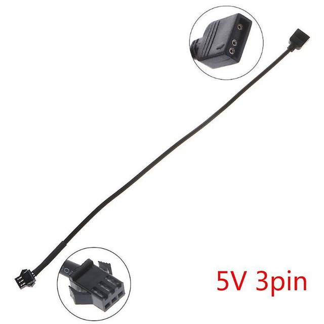 A-1 Cable adaptador hembra/macho de interfaz de ventilador de 5v 3 pines a Jst Sm de 3 pines para Cable de extensión de transferencia de sincronización de placa base