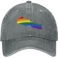 thumbnail image 2 of LGBT Flag Map of Nepal Baseball Cap Women Men Hat Vintage Trucker Sun Hat Dad Cowboy Hats, 2 of 8