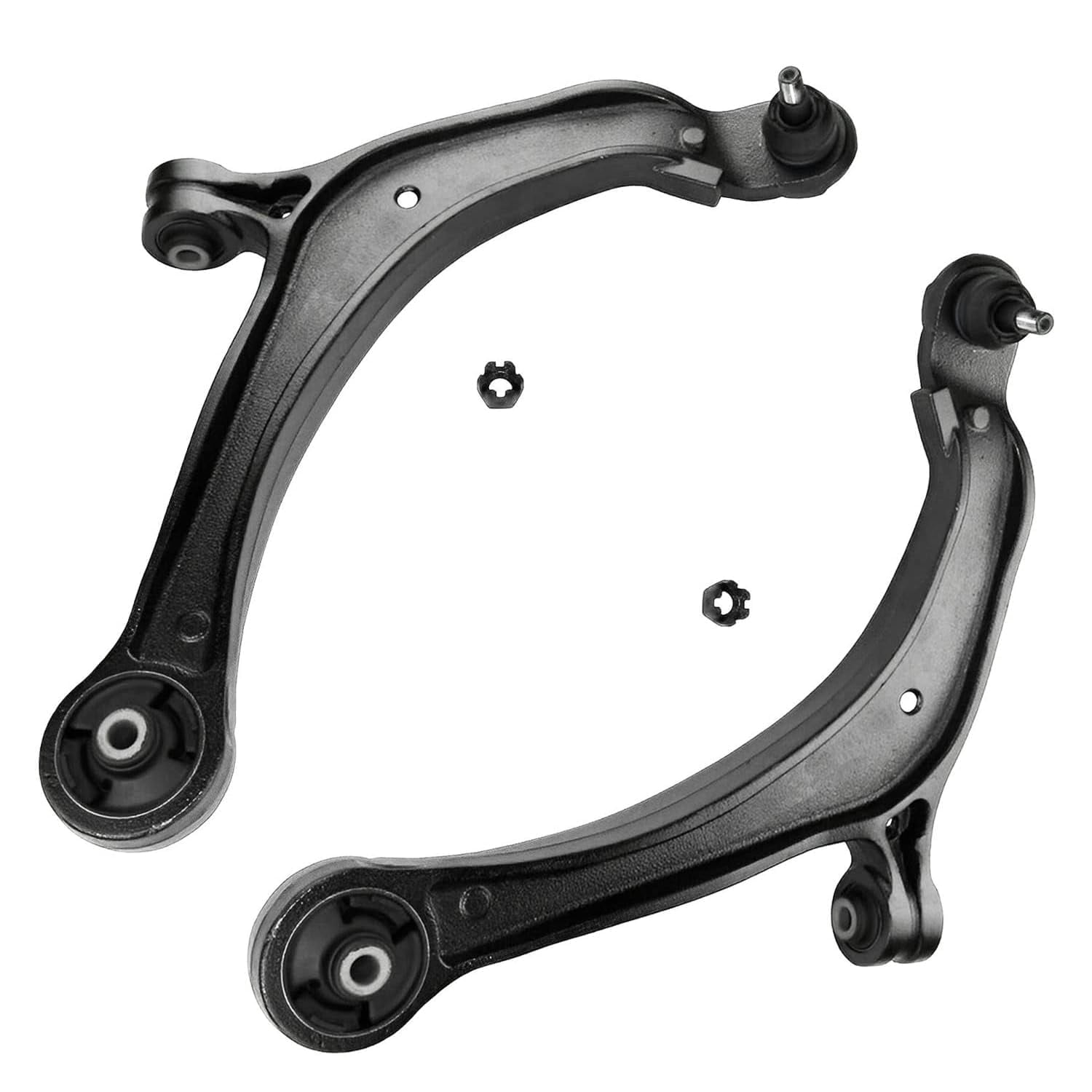 Detroit Axle - 6pc Front End Suspension Kit for 2011-2017 Honda Odyssey 2 Lower Control Arms with Ball Joints 4 Tie Rod Ends Replacement