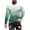 Green, variant on Dagugfen Tops for Men Plus Size Long Sleeve Crewneck Slim Gradient Color Comfy Casual Tee Tops