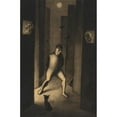 thumbnail image 2 of Karl Wiener 13x18 Black Ornate Wood Framed Double Matted Museum Art Print Titled - The Dreamer (Around 1929), 2 of 5
