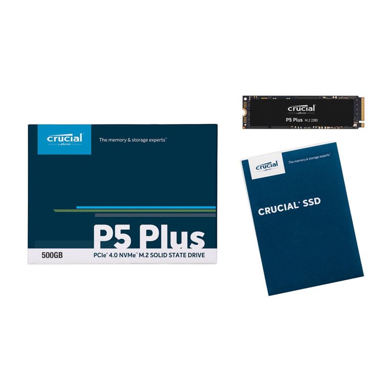 PCIe 4.0 NVMe M.2 SSD, Crucial P5 Plus