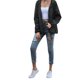 thumbnail image 4 of Qarigey Chubasquero ligero para mujer, impermeable, con capucha, cortavientos para exteriores, plegable, para senderismo, Camping, trajes para mujer Prendas para la parte del cuerpo Negro XXL, 4 of 6