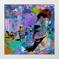 thumbnail image 2 of Stephen Chambers 15x15 White Modern Wood Framed Wall Art Titled - Moai 1, 2 of 6