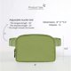 thumbnail image 5 of Riñonera con correa ajustable para mujeres y hombres, mini riñonera para exteriores, riñonera pequeña, BlackOlive esquí esquí Gafas de esquí, 5 of 5