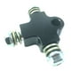 thumbnail image 2 of Manguera de aceite de freno, conector de 3 vías, soporte de tubo de montaje de línea de freno extendida, tornillo incluido para motocicleta ATV y Negro, 2 of 8