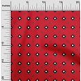 thumbnail image 2 of oneOone Tissu en Coton Flex Rouge, Tissu pour Robe, Tissu Imprimé au Mètre, 40 Pouces de Large, 2 of 5