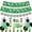 B, variant on Soccer Birthday Party Decoration Set with Banner Cake Topper Cupcake Toppers, Football Theme Party Supplies for Kids Sports Party