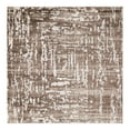 thumbnail image 2 of Unique Loom Hermitage Collection Area Rug - Armor (6' Square Chocolate Brown/Black), 2 of 6