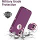 thumbnail image 5 of Entronix Funda Resistente para iPhone X/XS, Triple Capa, Resistente a Golpes y Anticaídas, Color Morado, 5 of 7