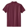 thumbnail image 6 of Mafoose Womens Heavyweight Cotton Pique Polo Shirt Burgundy M, 6 of 6