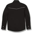 thumbnail image 2 of Ely & Walker Kids Boys Solid Black Western Shirt L/S Poly/Cotton L, 2 of 2