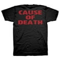 thumbnail image 2 of Obituary Cause Of Death Adult T-Shirt, 2 of 2
