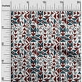 thumbnail image 1 of oneOone Organic Cotton Poplin Twill Fabric Rectangle & Triangle Geometric Print Fabric By Yard 42 Inch Wide, 1 of 4