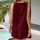 thumbnail image 4 of Puntoco Vestidos Mujer Verano Vestido De Tirantes De Verano Vestido De Playa De La Costa V Corbata Bolsillo Falda De Bola De Felpa, 4 of 7