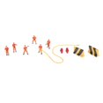 thumbnail image 3 of Figuras de bomberos en miniatura perfke 1:50 Diorama personaje tren, 3 of 9
