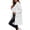 White, variant on KICILVS Long Sherpa Jacket Women Fuzzy Button-Down Coat with Pockets Notched Collar Warm Winter Outerwear for Casual