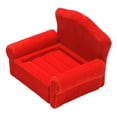 thumbnail image 2 of Soporte de exhibición para pendientes, regalo para mujer, caja de joyería, bandeja, organizador de joyas para Rojo, 2 of 9