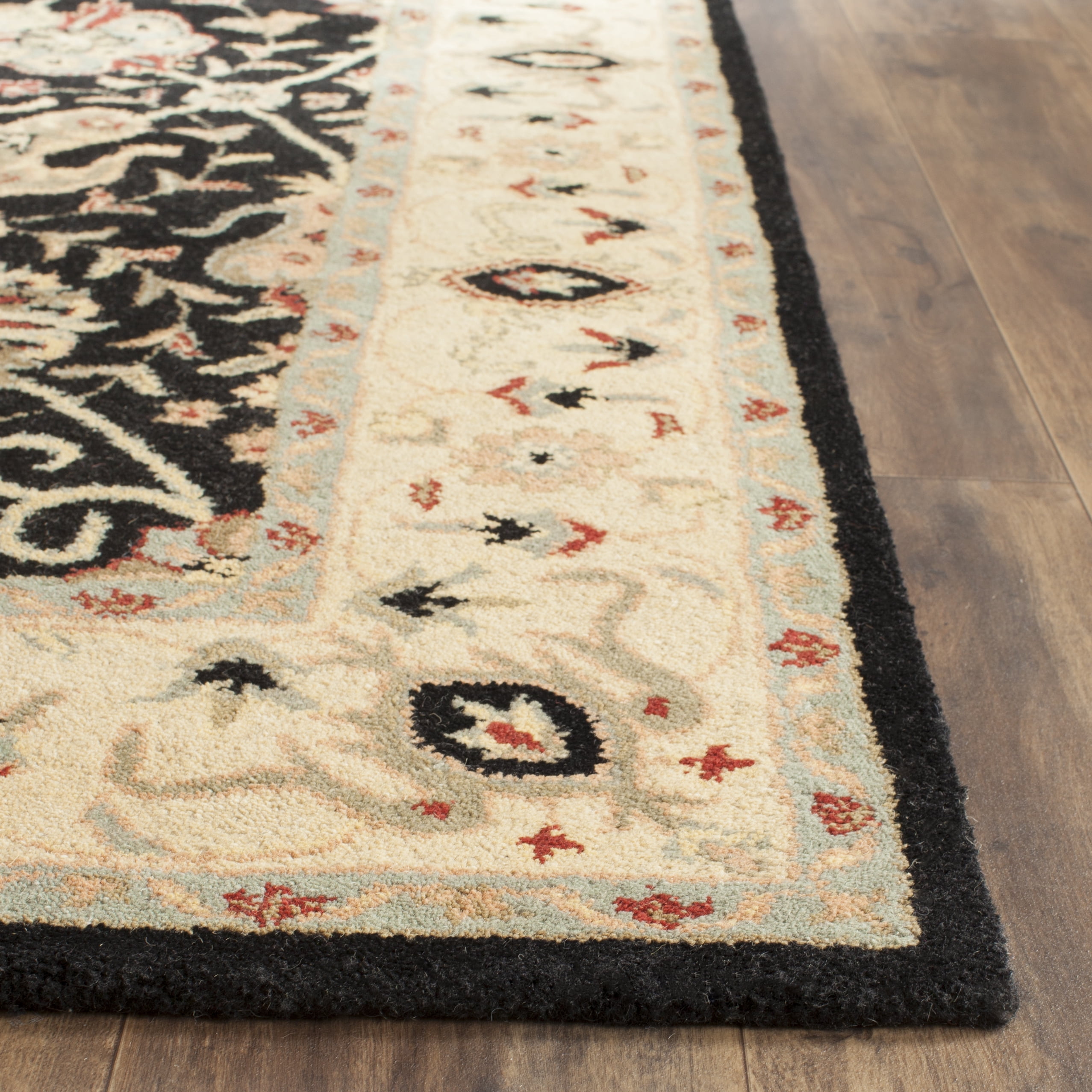 SAFAVIEH Antiquity Lilibeth Oriental Wool Area Rug, Black, 8'3" x 11'