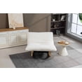 thumbnail image 6 of Timbernest Bean Bag Rocking Chair for Indoor Outdoor, Accent Armless Lazy Sofa, Corduroy Casual Single Couch, White, 6 of 7