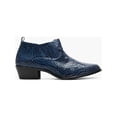 thumbnail image 2 of Stacy Adams Sandoval Cuban Heel Boot Croco print Navy 25666-410, 2 of 7