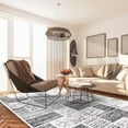 thumbnail image 5 of Junovo Washable Upgrade Area Rug Super Soft Rugs with Non-Slip Backing, for Living Room/Bedroom,6'x9',Black, 5 of 8