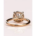 thumbnail image 5 of SOLITAIRE JEWELS 2.5CT Round Cut Solitaire Hidden Halo Setting Moissanite Engagement Ring Solid 10K Yellow Gold, 5 of 8