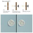 thumbnail image 4 of 4 Pcs Alpaca Knobs for Kitchen Cabinet Cupboard Dresser Bookcase Drawer Pulls Handles Round Home Decor, 4 of 5