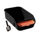 thumbnail image 4 of Caja de arena para gatos de interior con marco, grande, antisalpicaduras Negro, 4 of 9