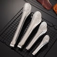 thumbnail image 5 of Ckraxd Stainless Steel Food Clip with Ergonomic Handle, Heat-Resistant Multi-Function BBQ Tongs for Grilling Meat, Vegetables, Seafood, Easy to Clean, 7.2in, 5 of 5