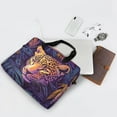 thumbnail image 5 of Laptop Bag Laptop Briefcase 15.7 x 3 x 11.8 Inches Laptop Bag Briefcases Laptop Storage Travel Laptop Bag Work Laptop Bag Jungle Color Leopard Pattern, 5 of 8