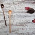thumbnail image 6 of Long Handle Wood Spoon,Coffee Tea Kitchen Utensil,Durable Wooden Construction,Elegant Simple Design for Home Dining,Versatile Cooking Tool,Serving Spoon,Kitchenware Accessory,|As,NCHKUN, 6 of 8