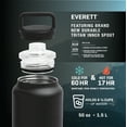 TAL Stainless Steel Everett Water Bottle 50 fl oz, Black