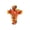 Easter Decorations - Orange, variant on Artificial Floral Cross Wreath for Christian Easter Decor, 17.7 Inch Hanging Tulip Wreath for Front Door Wall Easter Decorations, Ribbon Spring Wreath for Wedding Easter