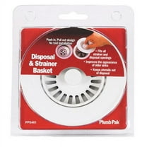 STRAINER/DISPOSAL RIM WH (Pack of 1)