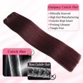 thumbnail image 2 of Extensiones de cabello humano real Gampacy con clip, 40 cm, 99 J, 2 of 8