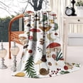 thumbnail image 2 of Red Mushroom Nature White Pattern Blanket,Comfortable Soft Lamb Wool Throw Blanket,All Season,Warm Lightweight Blankets for Sofa Bed Couch Living Room Chair,50"x60", 2 of 4