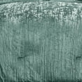 thumbnail image 2 of Turin 7 Piece Comforter Set Black King Riverbrook Home Turin Crinkled Velvet Collection Machine Wash Spa Twin Adult, Teen & Dorm Solid Color, 2 of 5