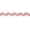 Pink, variant on Belagio 3/4" Wide x 25 Yards, Medium Ric Rac Trim, 1 Bolt, Black