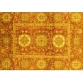thumbnail image 1 of Ahgly Company Machine Washable Indoor Rectangle Abstract Yellow Modern Area Rugs, 8' x 12', 1 of 4