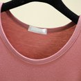 thumbnail image 5 of Ohufall Womens Modal Pj T-Shirts Solid Casual Ruffled Short Sleeve Crew Neck Pajama Tops Summer Soft Comfy Home Loungewear Sleepshirt Undershirt, 5 of 8