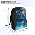 thumbnail image 2 of Undertale Sans Backpacks Casual Daypacks Student Book Bag Printing Satchel Rucksack Lightweight Schoolbag, 2 of 8