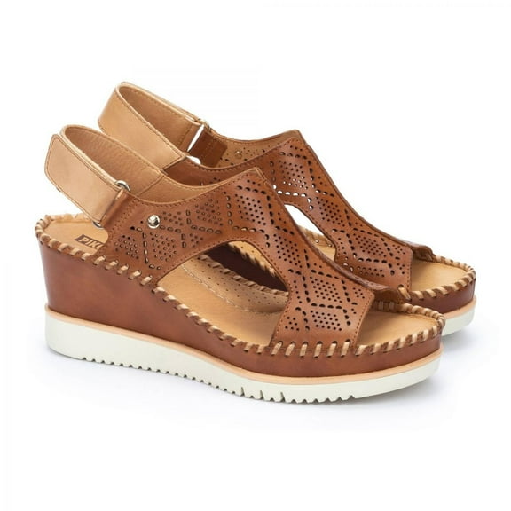 Pikolinos Womens Aguadulce Wedge Sandal Brandy - W3Z-1775C1-250 250 BRANDY