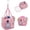 02-Pink, variant on Shower Caddy Portable for College Dorm Room Essentials, Hanging Shower Caddy with Hook and Drawstring, Quick Dry Mesh Shower Bag with 6 Pockets for Bathroom, Swimming, Gym, Camping, Beach, Travel