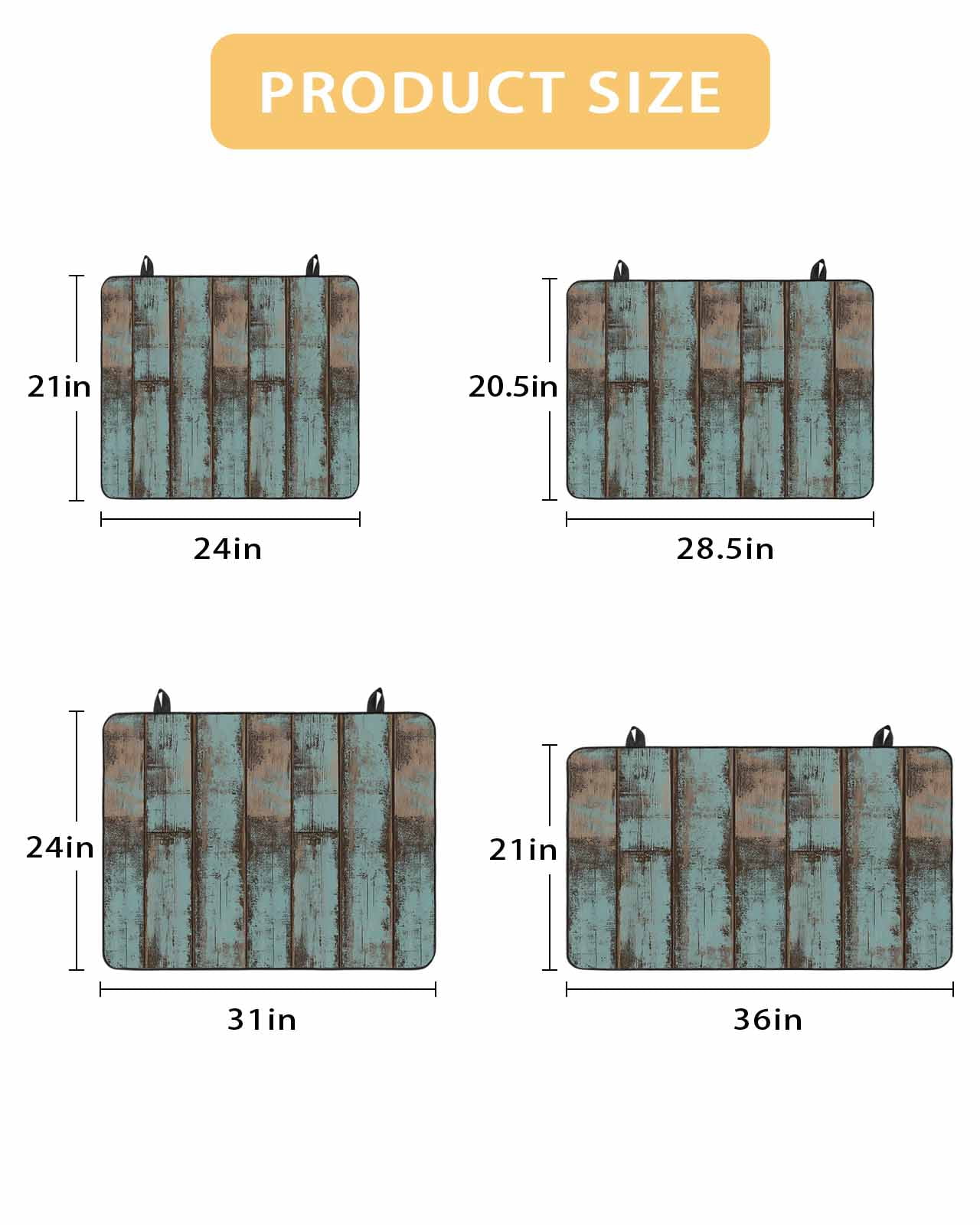 nqOlkjepod Large Induction Cooktop Protector Mat 24"x21", Retro Wooden Grain Stove Top Covers for Electric Stove, Farmhouse Vintage Gradient Texture Stove Burner Cover Mats, Glass Top Stove Cover