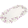 thumbnail image 3 of Lavender Lilac Doily, Placemat on Ivory (16" / 12" x 21"), 3 of 4