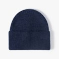 thumbnail image 3 of GRNSHTS Beanie Hat for Women Men Winter Hat Unisex Cuffed Beanies Knit Skull Cap Warm Ski Hats (Navy Blue), 3 of 7