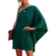 thumbnail image 2 of SAYOO Vestido corto de fiesta de club de verano con manga de murciélago suelta de un hombro para mujer SAYOO  Sexy, 2 of 4
