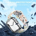 thumbnail image 4 of XiHAMA 2 Pack Case Built in Tempered Glass Screen Protector Compatible with Apple Watch Series 10 Hard PC Case Overall Protective Cover, 4 of 6