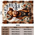 thumbnail image 7 of Highland Cow Gifts for Women Lovers,Warm Flannel Highland Cow Themed Throw Blanket for Couch Sofa 60"X50", 7 of 7